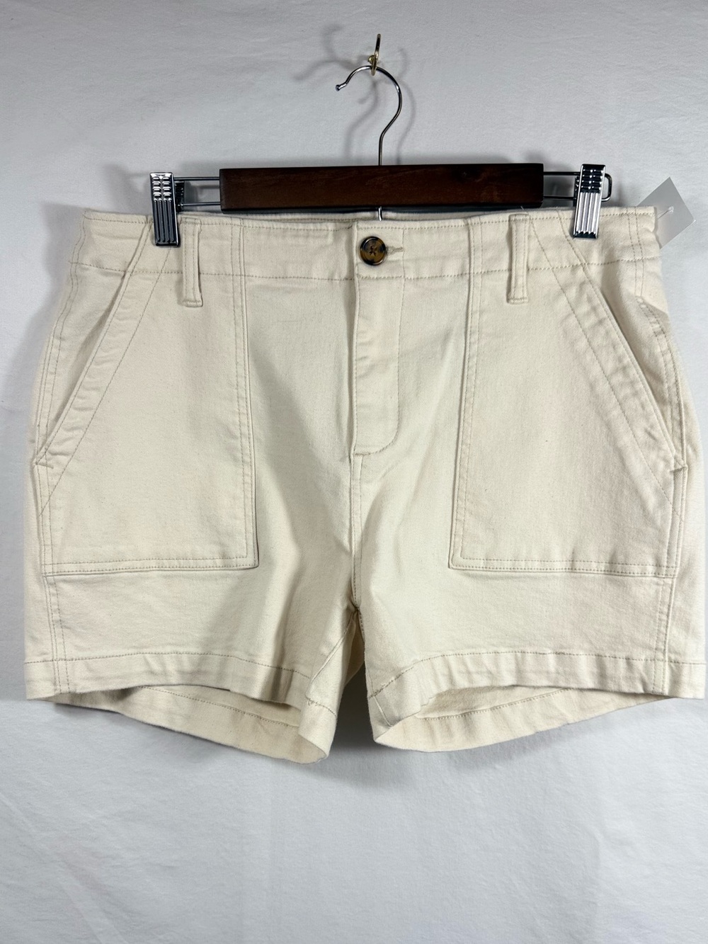 Liverpool "The Short" High-Rise Utility Patch Pocket Shorts